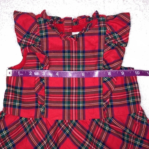 Janie and jack red Bradbury plaid 2 pc set 6-12m - Picture 12 of 13